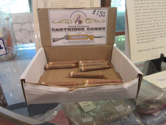 musket cartridge candy!