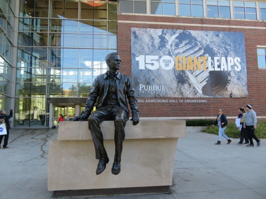 Neil Armstrong statue!