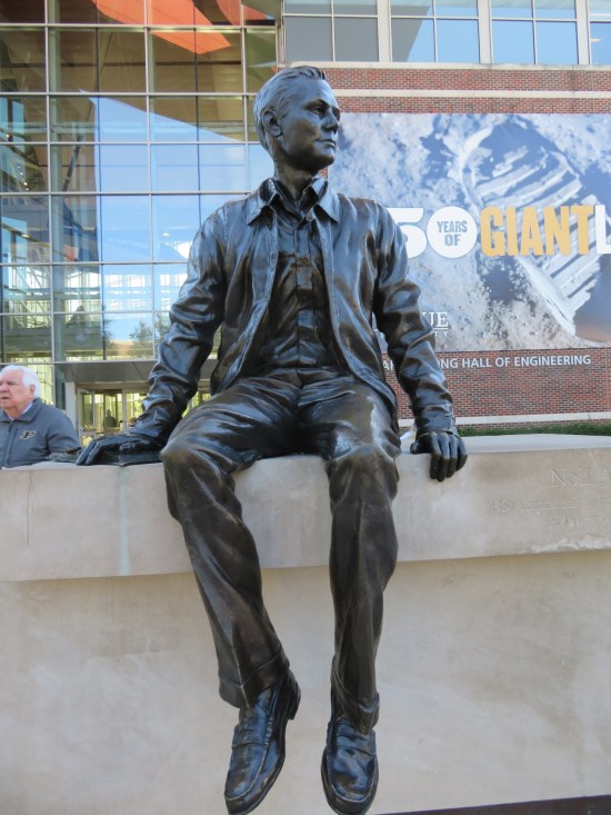 Neil Armstrong statue!