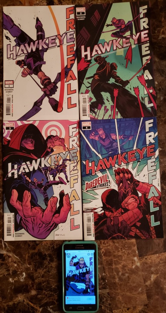 Hawkeye Freefall set!