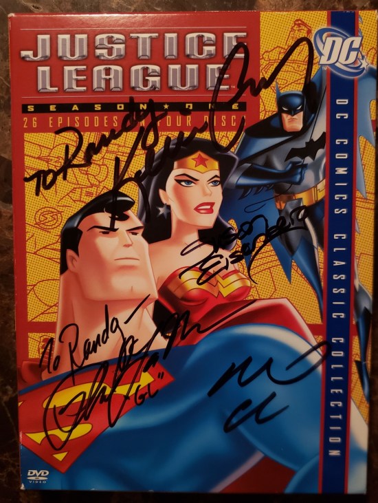 Justice League season 1 autographed!