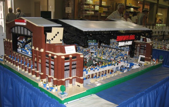 Lego Lucas Oil Stadium rear!