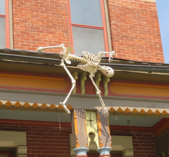 hanging skeleton!