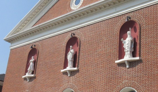 church window statues.