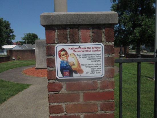 Rosie the Riveter garden!