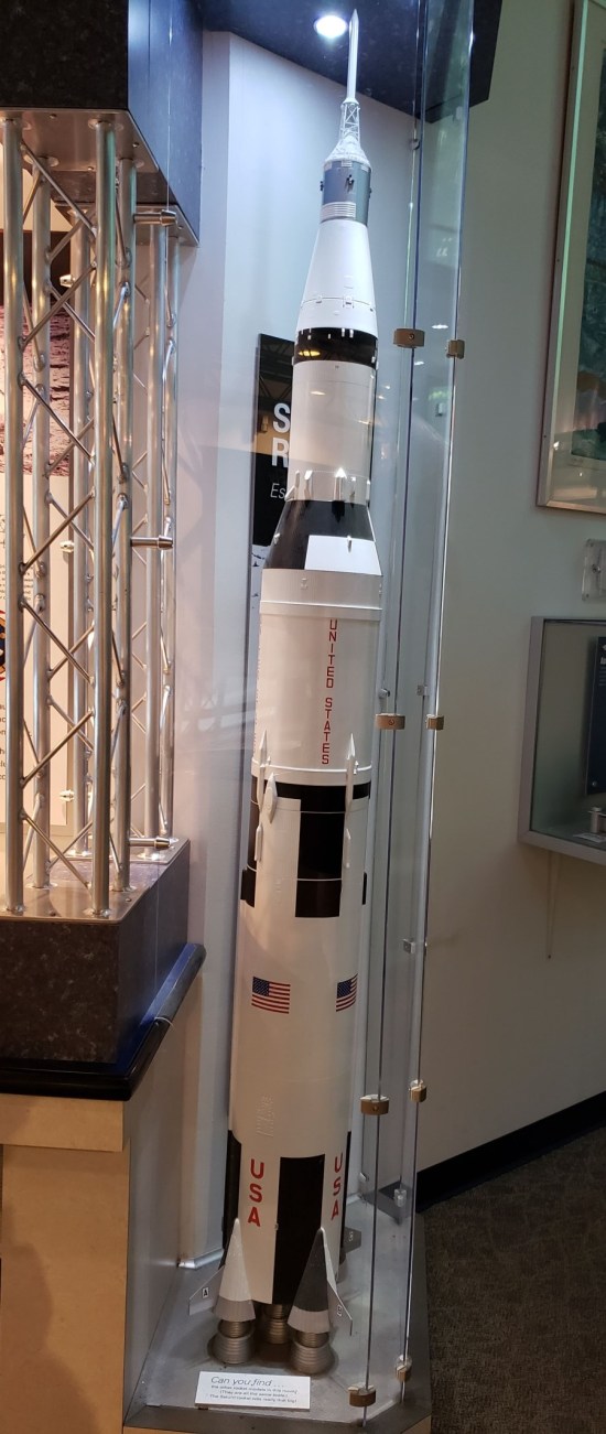 Saturn rocket model!