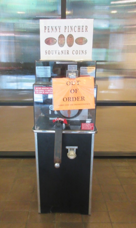 smashed penny machine.