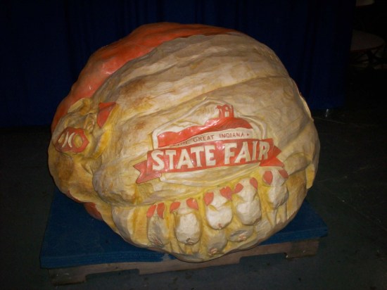State Fair 2010 carved pumpkin!