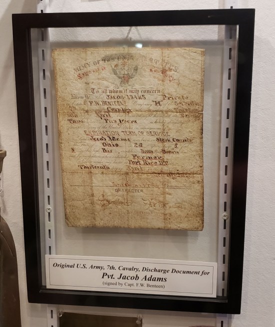 1878 discharge paper!