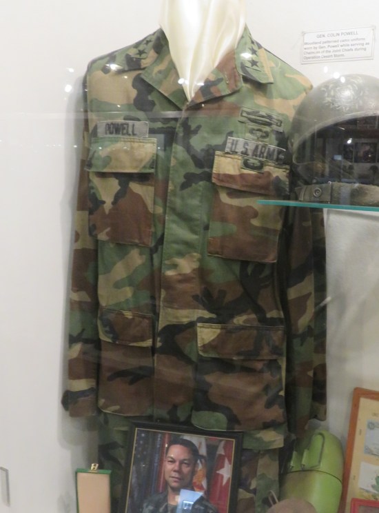 Colin Powell's uniform!