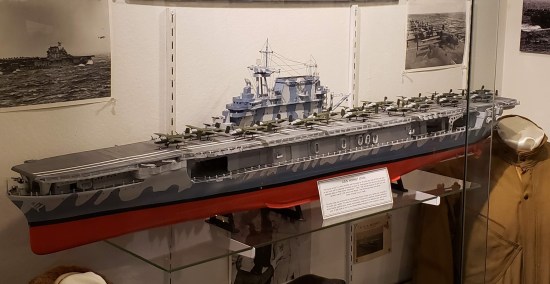 USS Hornet model!
