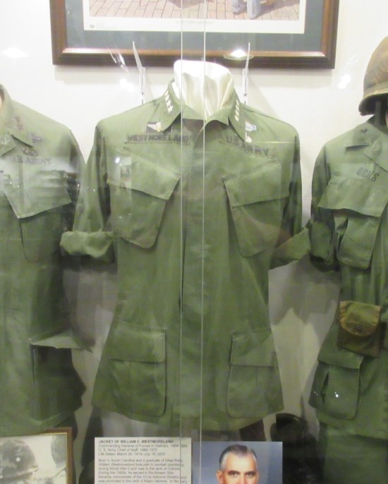 Westmoreland's uniform!