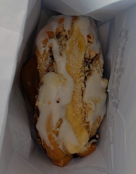 Taylor's Bakery cheese danish alligator.