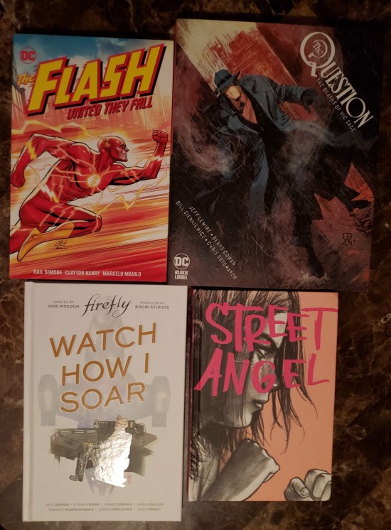 4 random graphic novels.