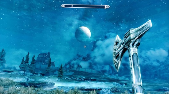 Skyrim Epic Elven Warhammer at Night!