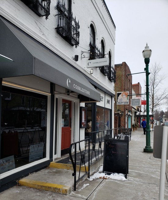 Cobblestone, restaurant in Ziolnsville, Indiana.