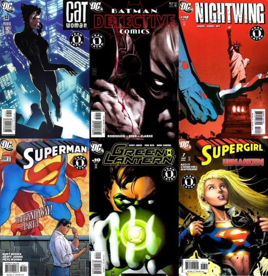 covers from DC Comics "One Year Later", 2006!