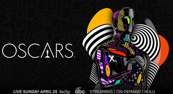 Oscars 2021 telecast title card.