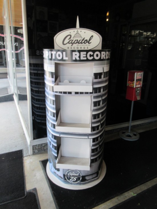 Capitol Records Tower music display.