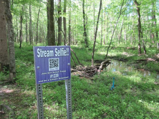 Muscatatuck selfie sign.