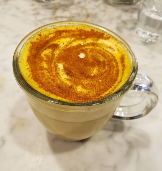 Turmeric latte!