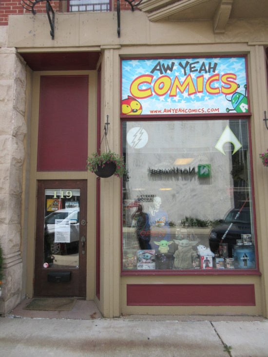 Aw Yeah Comics in Muncie, Indiana.