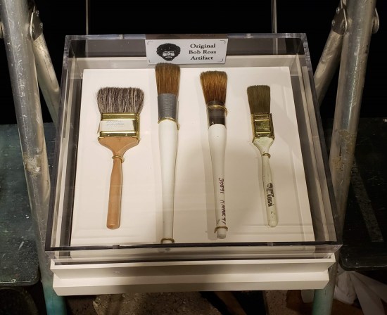 Actual Bob Ross paintbrushes.