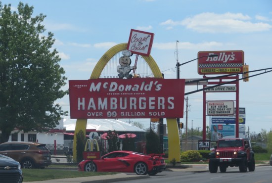 McDonalds old-fashioned sign!