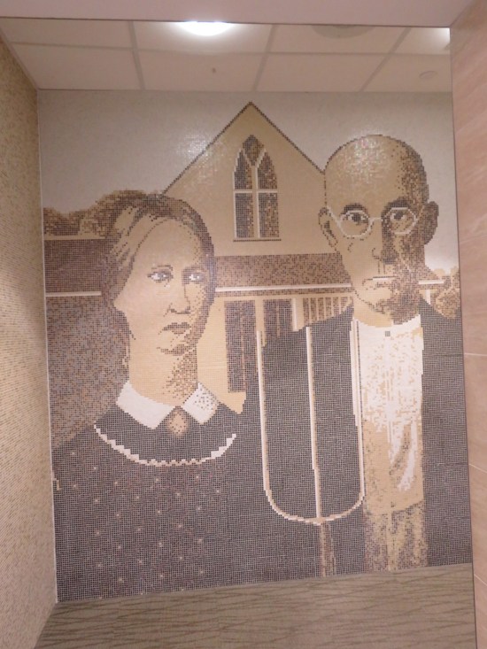 American Gothic bathroom tiles!