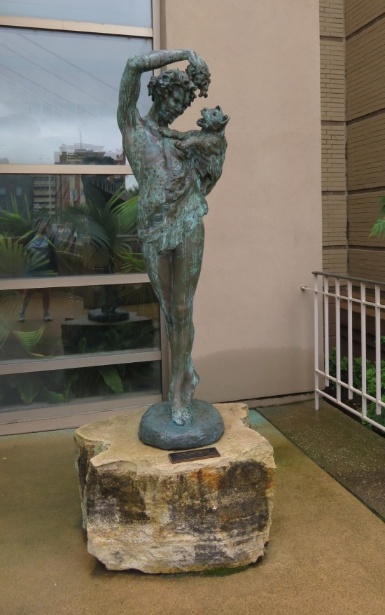 Boy and Panther Cub, Malvina Hoffman.