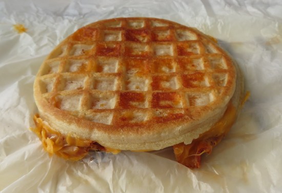 Buttermilk Wafflewich breakfast sandwich!