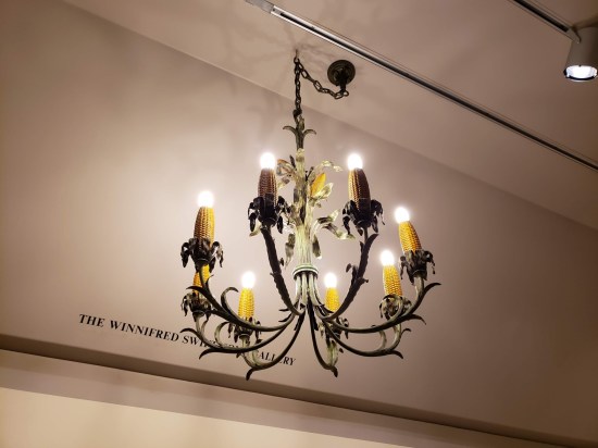 Corn Cob Chandelier!