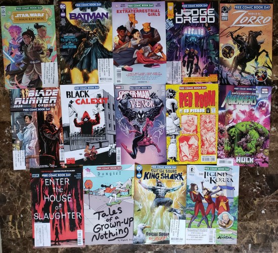 Free Comic Book Day 2021 comics!