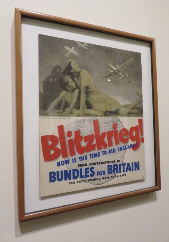 Grant Wood propaganda poster.