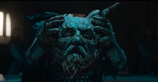 The Green Knight's head!