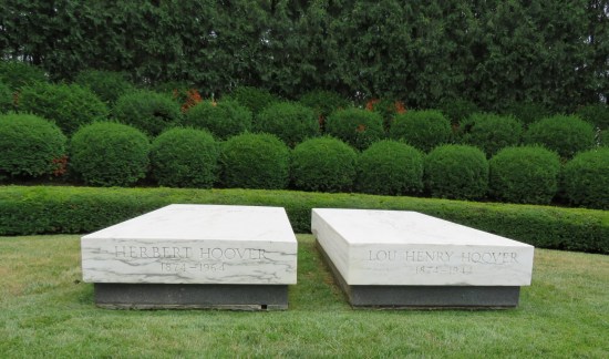 Herbert Hoover gravesite!
