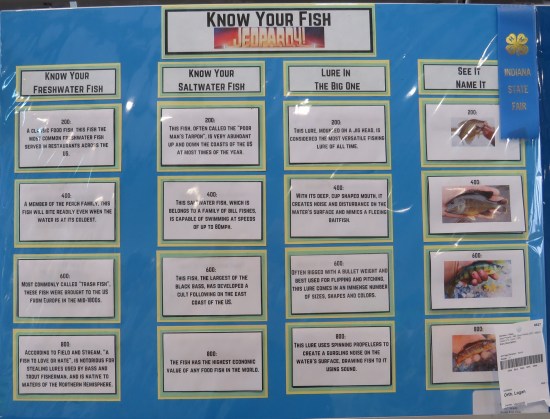 Know Your Fish Jeopardy poster!