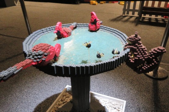 Lego birdbath!