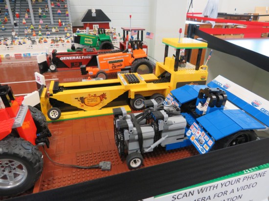 Lego county fair tractor race!