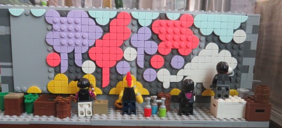 Lego mural painters!