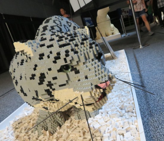 Lego snow leopard!