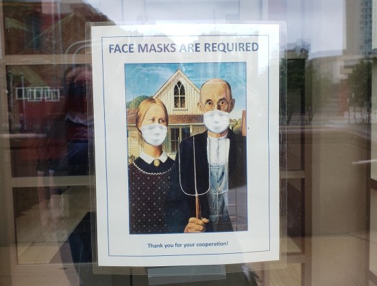 Masked American Gothic!