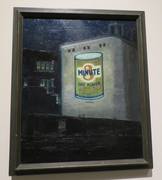 Grant Wood, Night Scene National Oats.