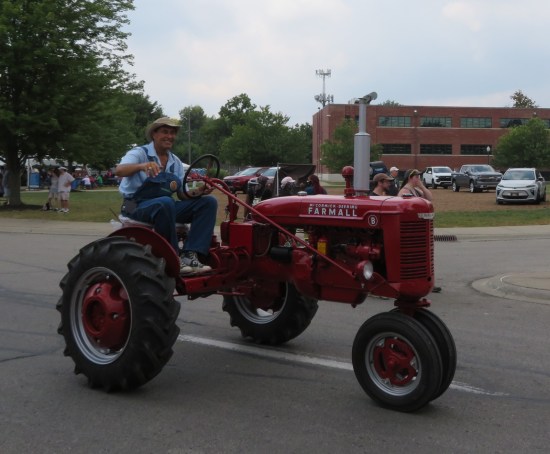 parade tiny tractor!