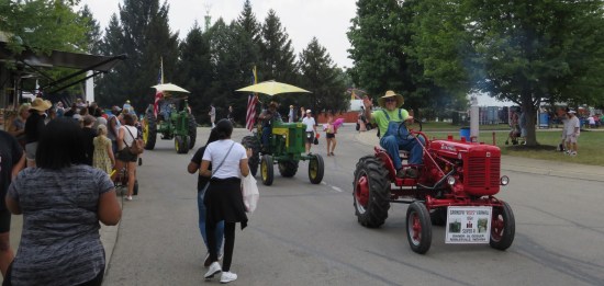 parade tractors!