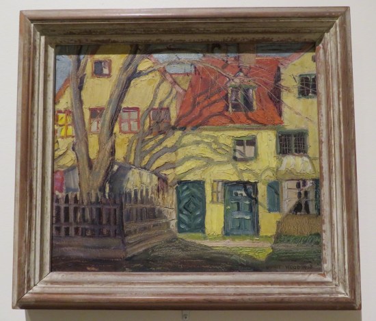 Grant Wood, Red and Yellow House in Munich.