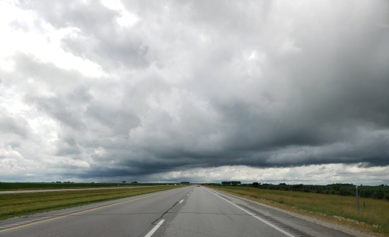 Iowa storm clouds.