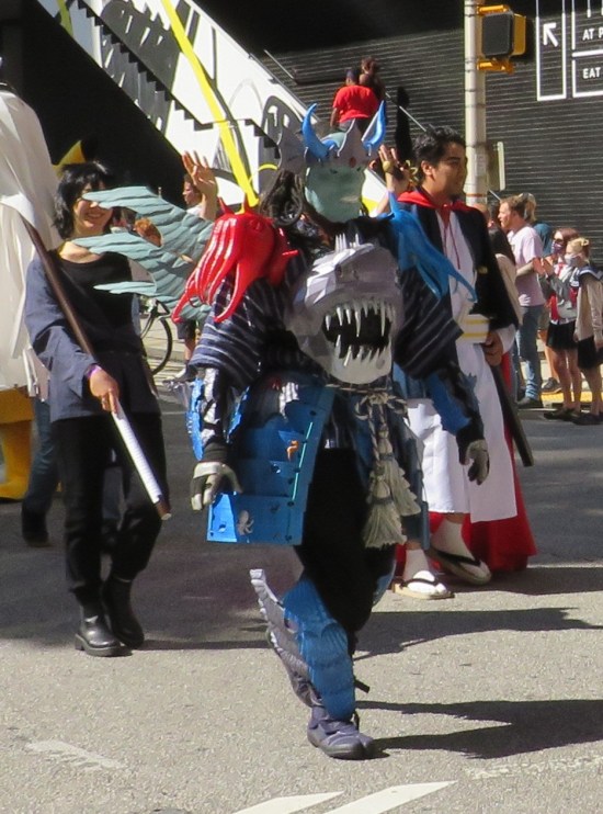 anime shark armor cosplay!