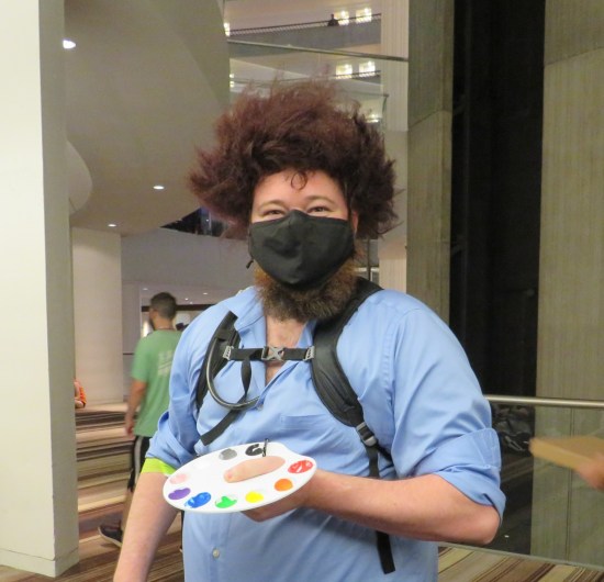 Bob Ross cosplay!