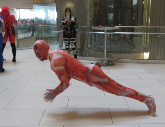 Colossal Titan cosplayer!